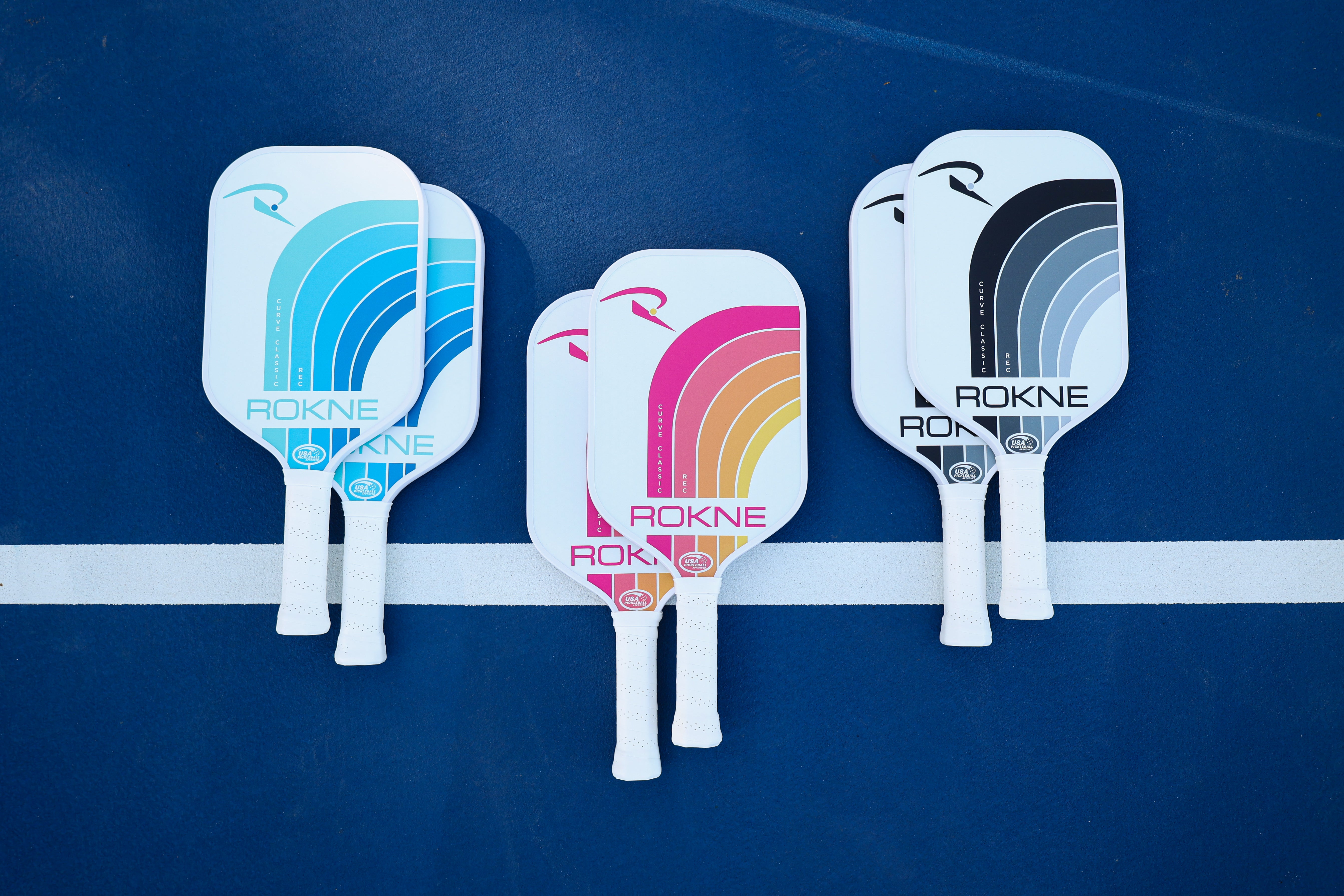 ROKNE Pickleball Curve Classic REC Paddle Set