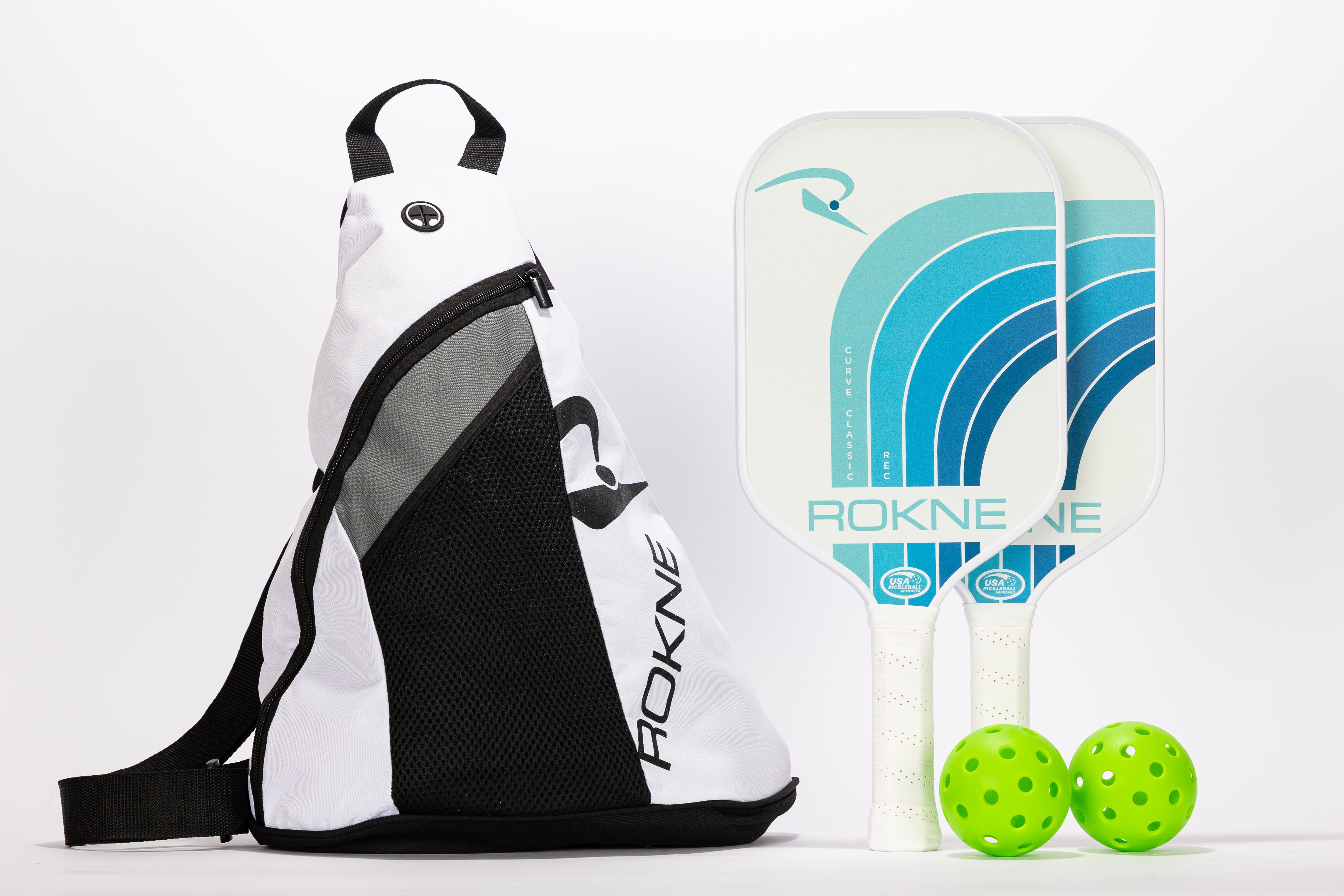 ROKNE Pickleball Curve Classic REC Paddle Set