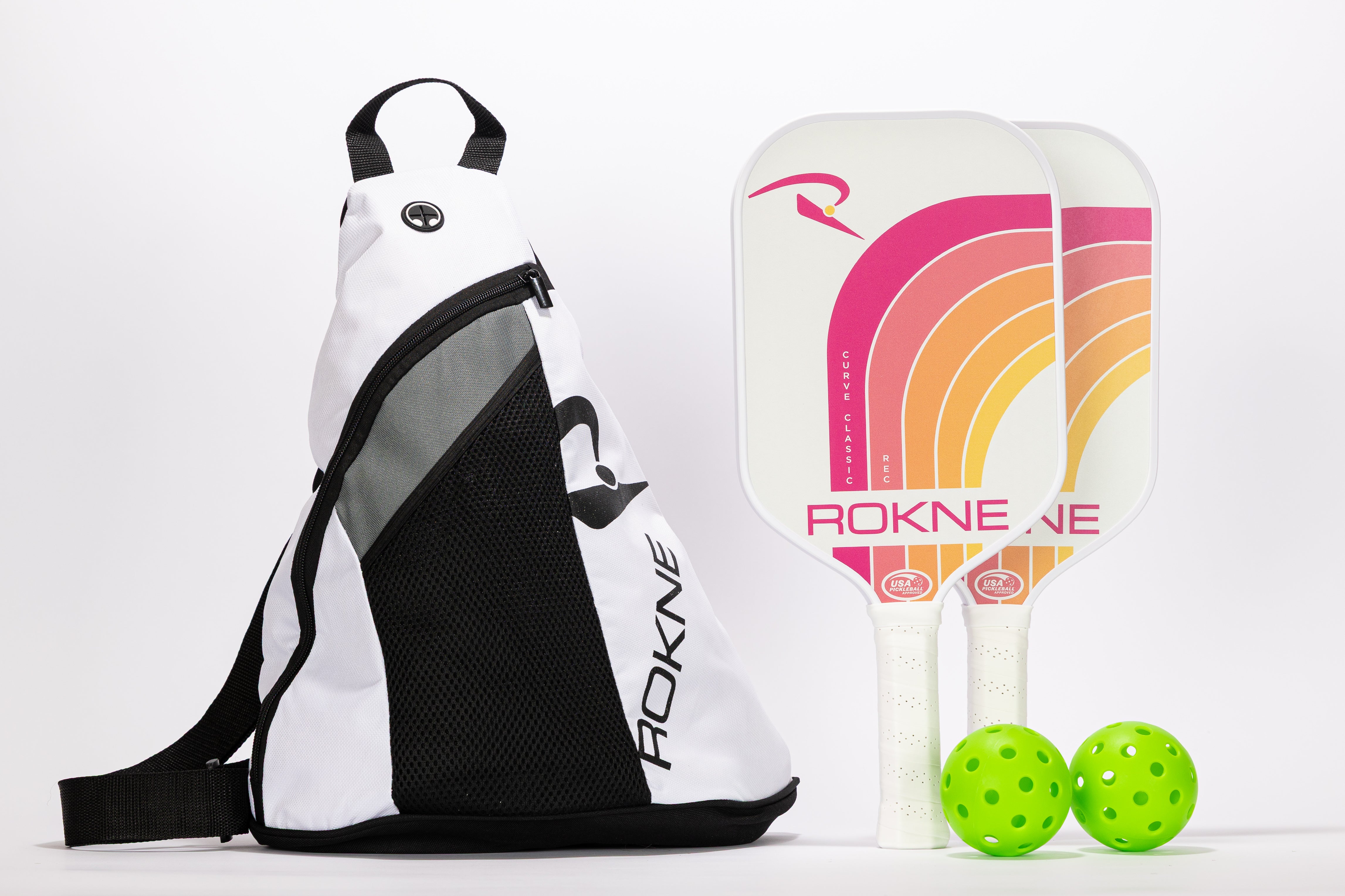 ROKNE Pickleball Curve Classic REC Paddle Set