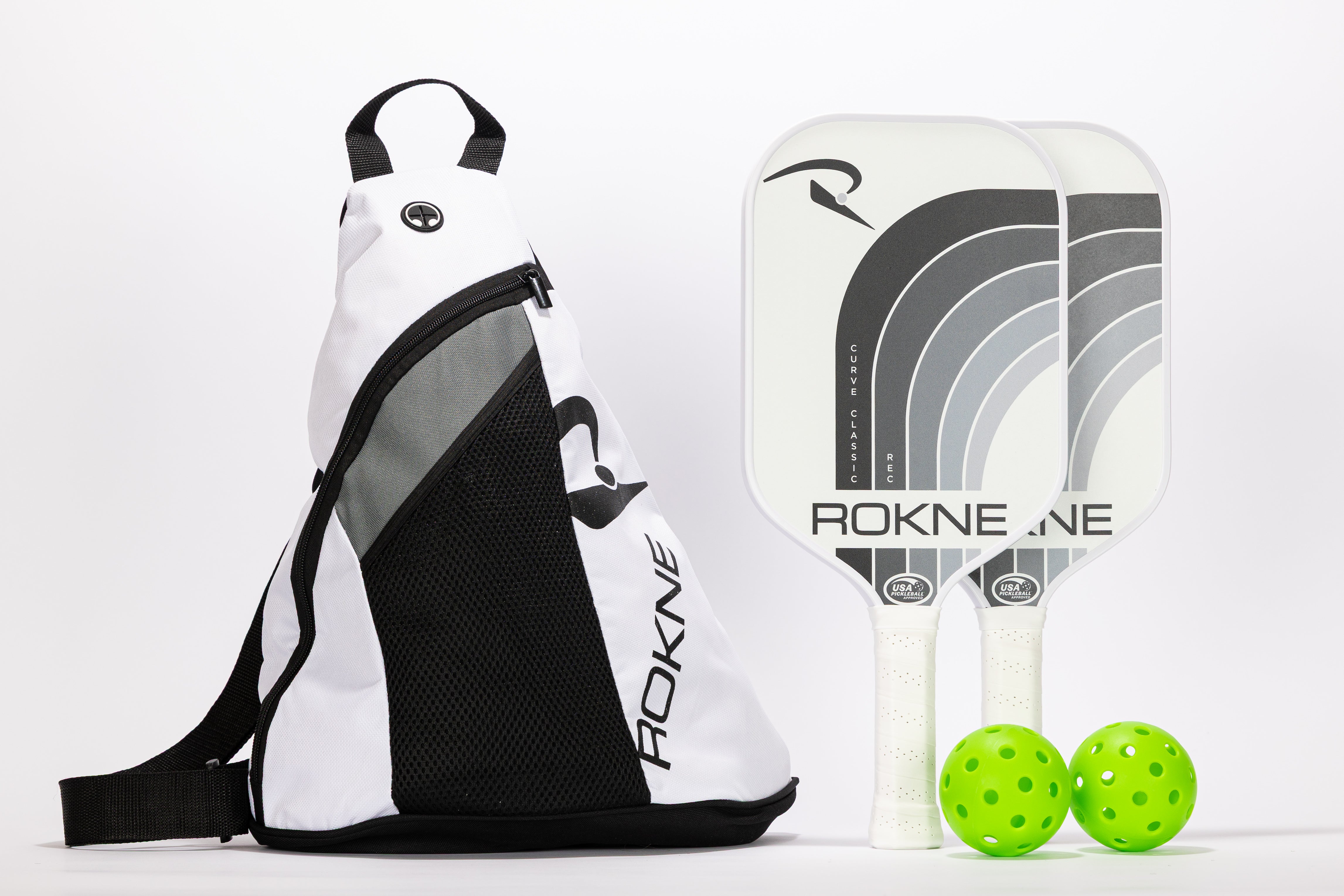 ROKNE Pickleball Curve Classic REC Paddle Set