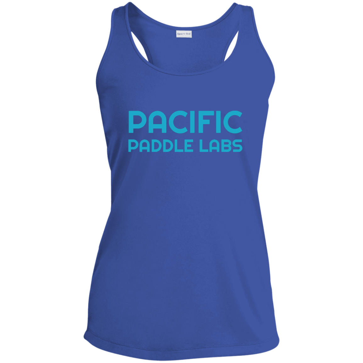 Women's Performance Racerback Tank (Blue)