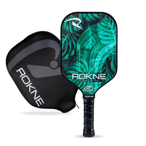 ROKNE Curve Classic Pickleball Paddle - Palm (Paddle Cover Included)