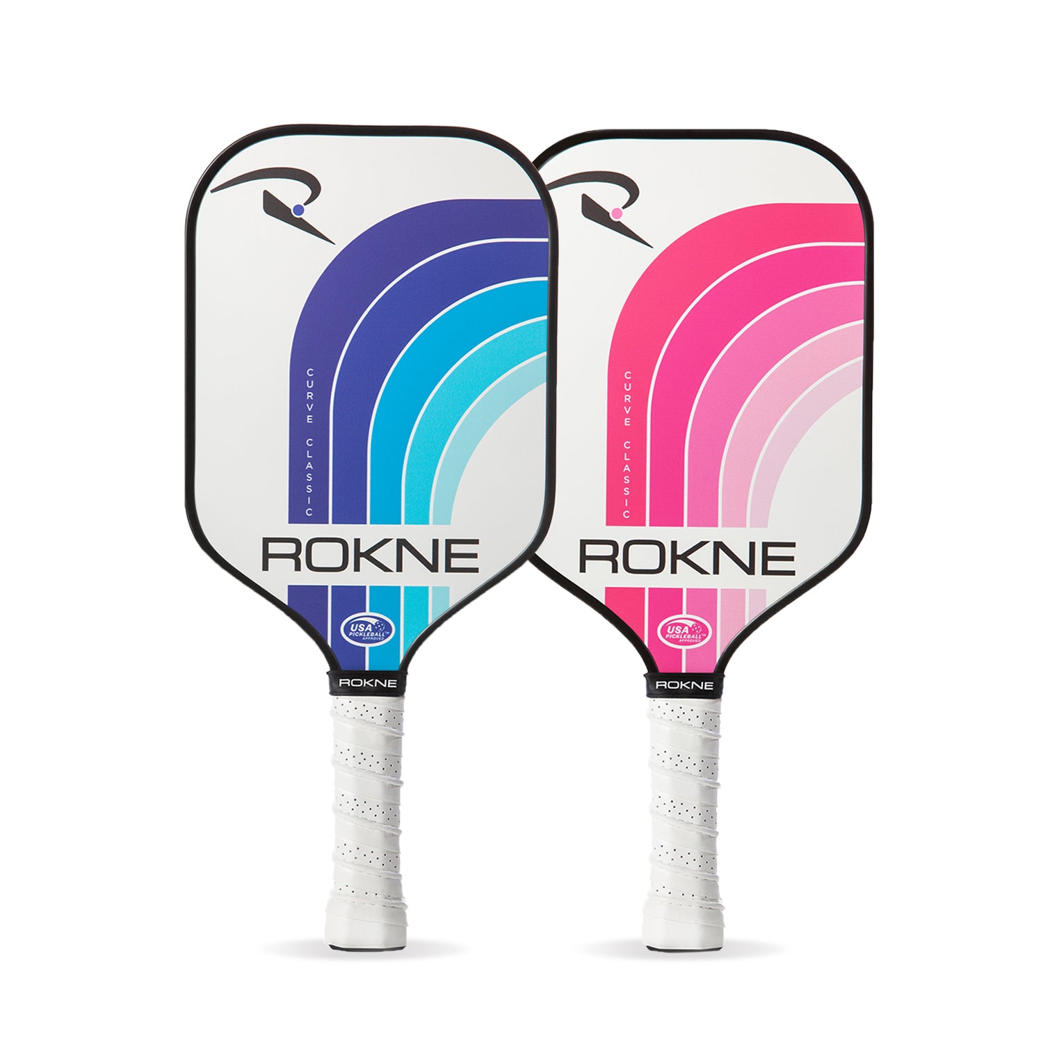 ROKNE Curve Classic Pickleball Paddle Set - The His & Her Set
