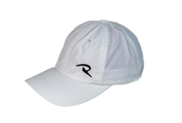 White mesh performance baseball hat